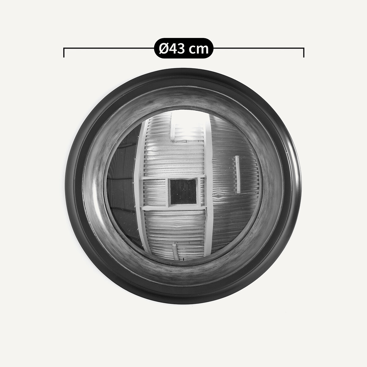 Miroir de sorcière rond, diamètre 43 cm, Samantha doré, AM.PM
