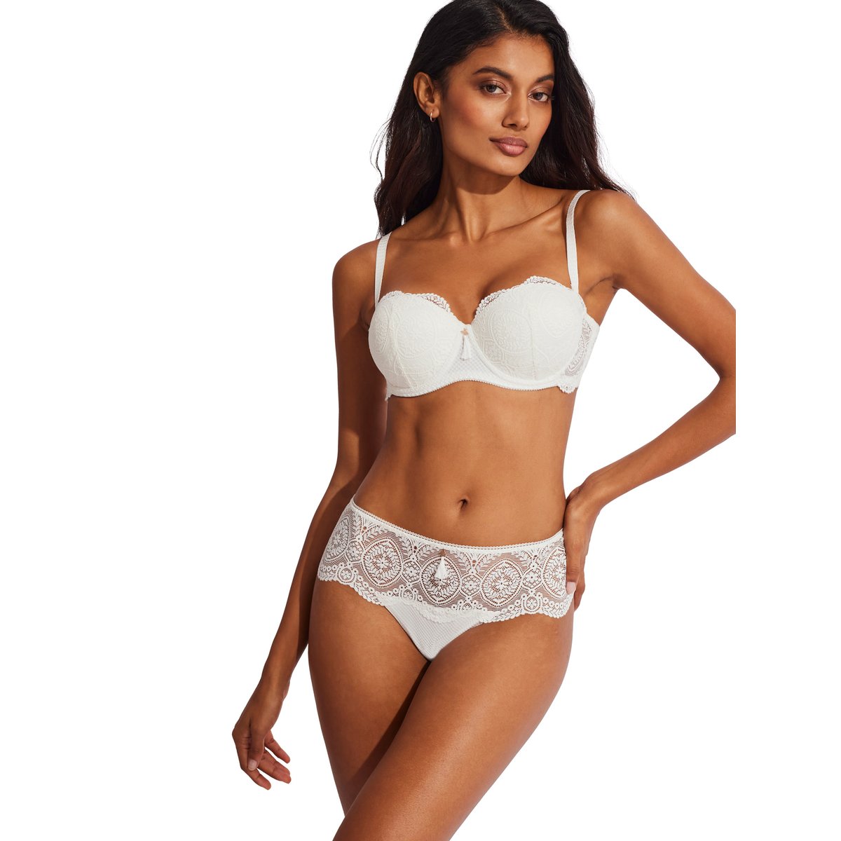 Soutien-gorge bandeau push-up Matilda mariage ivoire, SELMARK