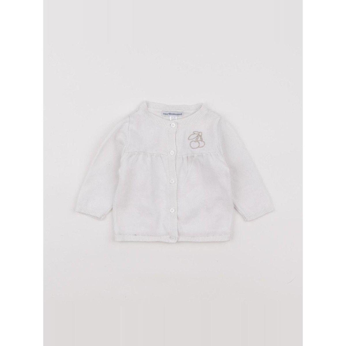 Gilet - Très bon état blanc, VERTBAUDET