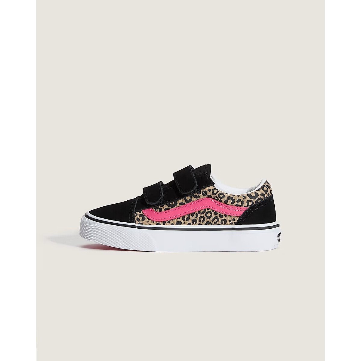 Baskets basses à scratchs, UY OLD SKOOL V léopard, VANS