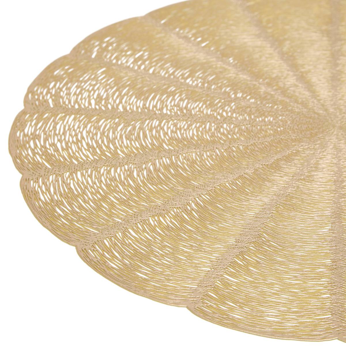 Set de table rond NEST doré, ATMOSPHERA