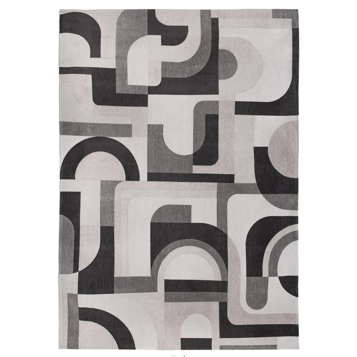 Tapis intérieur/extérieur tissé plat PRUSSY gris, NOVATREND