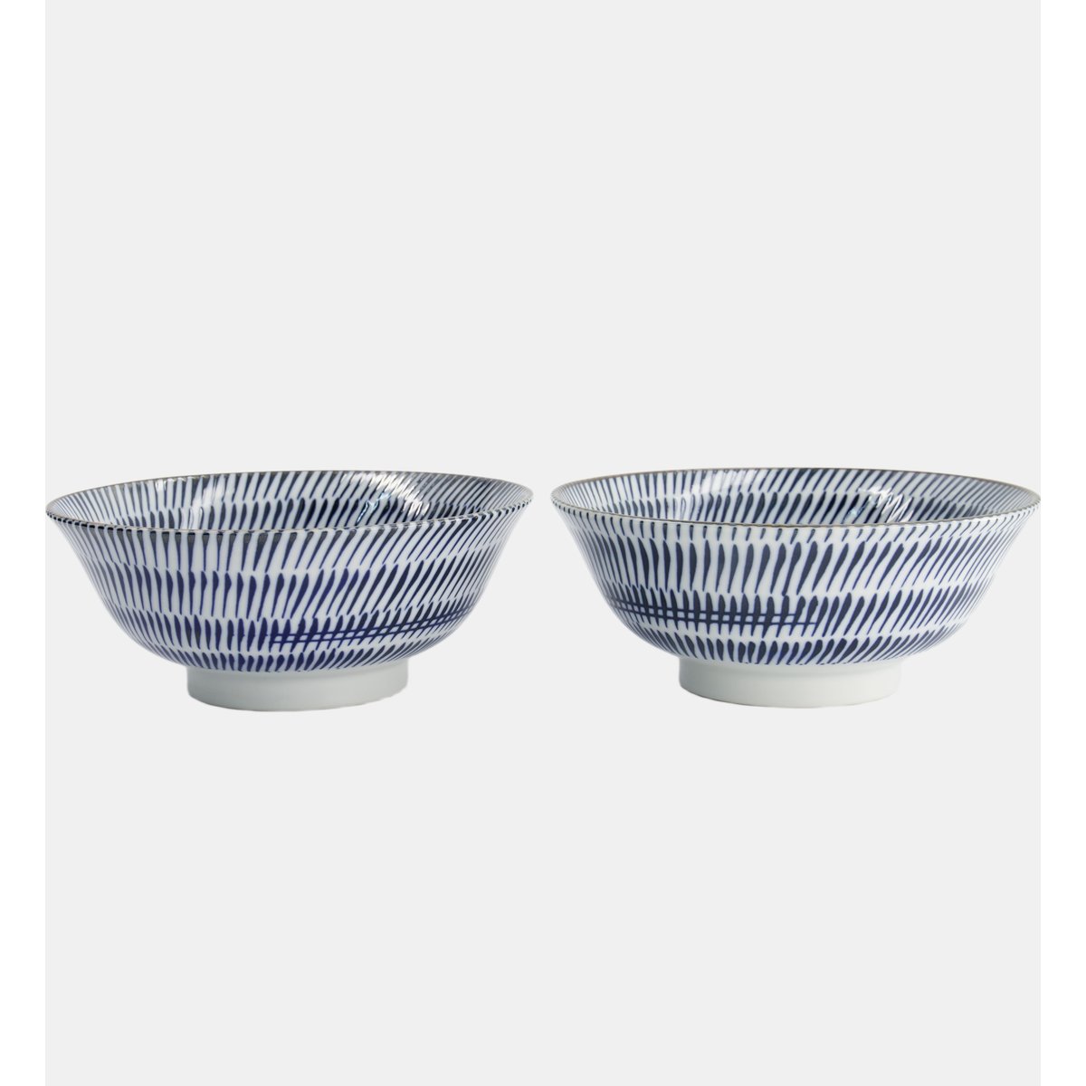 Coffret de 2 bols à ramen bleu et blanc, TOKYO DESIGN STUDIO