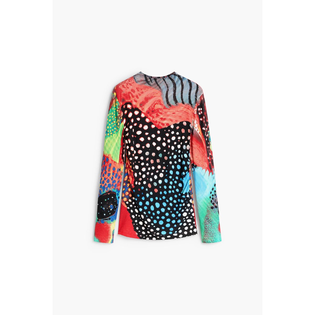 Pull imprimé multicolore noir, DESIGUAL