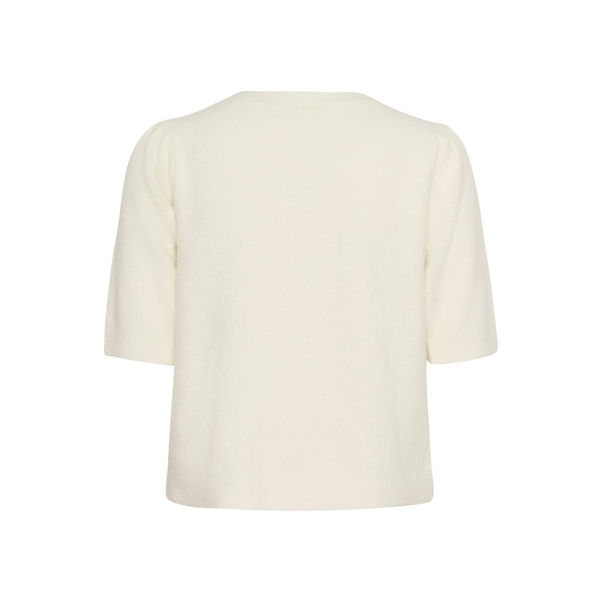 Pullover tricoté blanc chalk cc., KAFFE