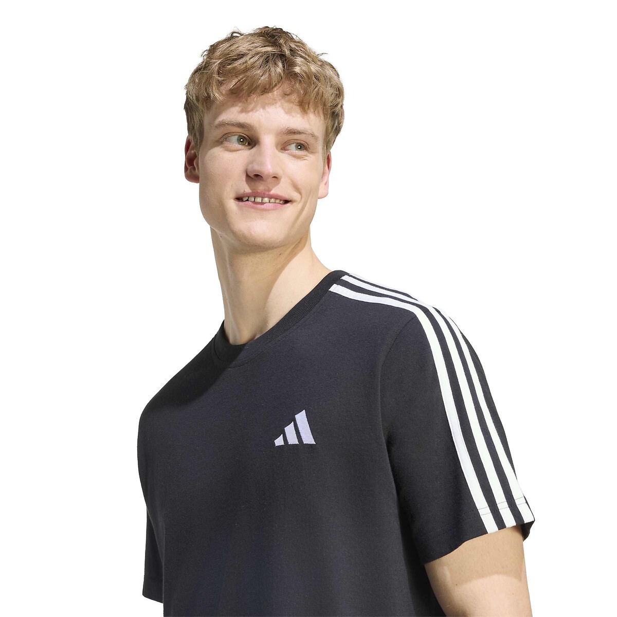 T-shirt manches courtes, ESSENTIALS noir, ADIDAS SPORTSWEAR