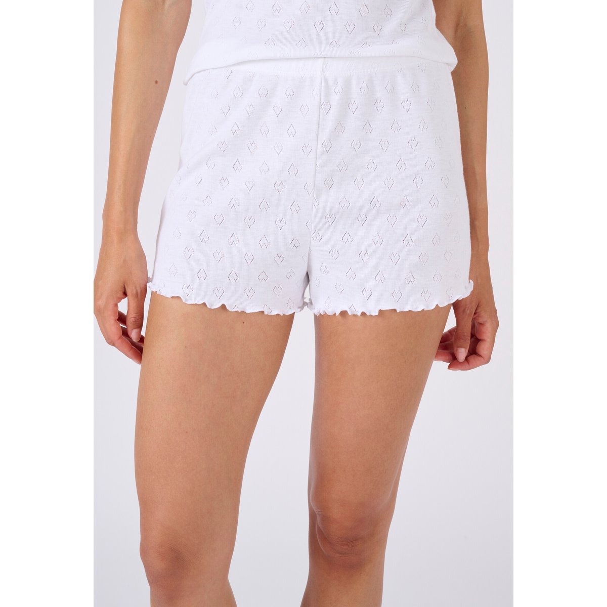 Shorty Petits Coeurs - édition limitée blanc, DAMART
