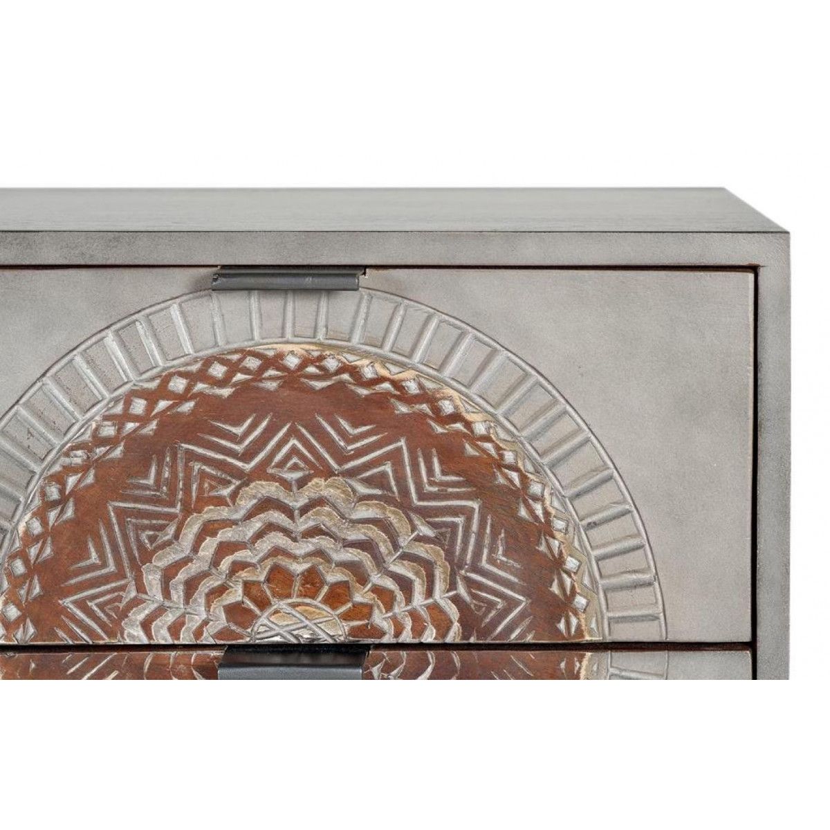 Chiffonnier 4 tiroirs - QUIRINE gris, DECORATION D’AUTREFOIS