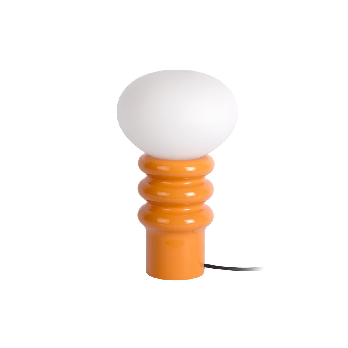 Lampe De Table Céramique CATANIA ARO orange, LEITMOTIV