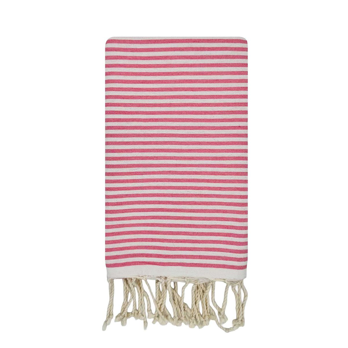 Fouta de plage en coton recyclé anti-sable 1mx2m Ikaria REVA COLLECTION rose, SEVIRA KIDS