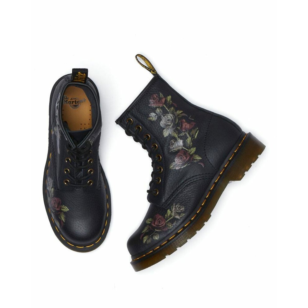 Nappa leren boots 1460 zwart, DR. MARTENS