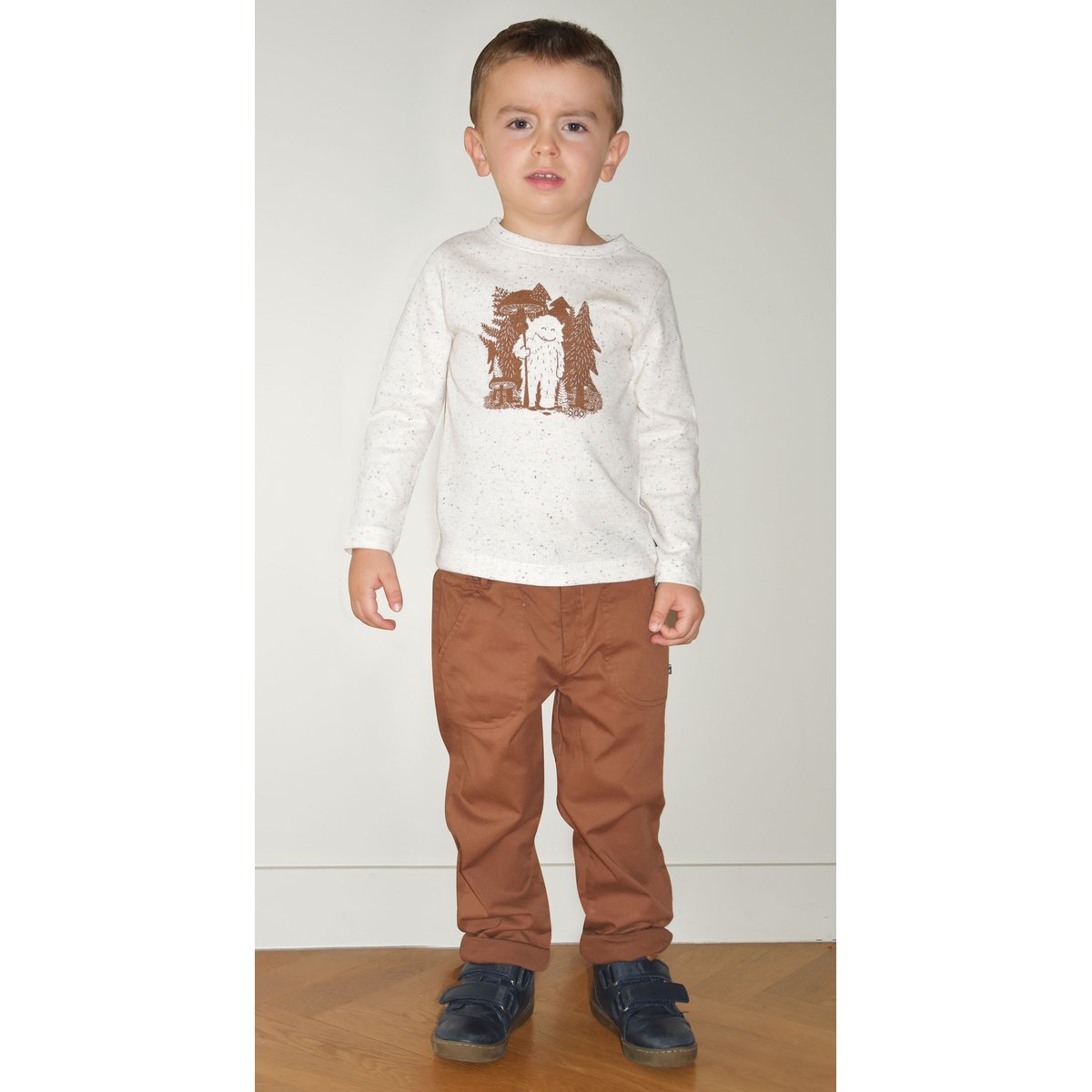 Tshirt en maille manches longues pasqual beige, SUCRE D'ORGE