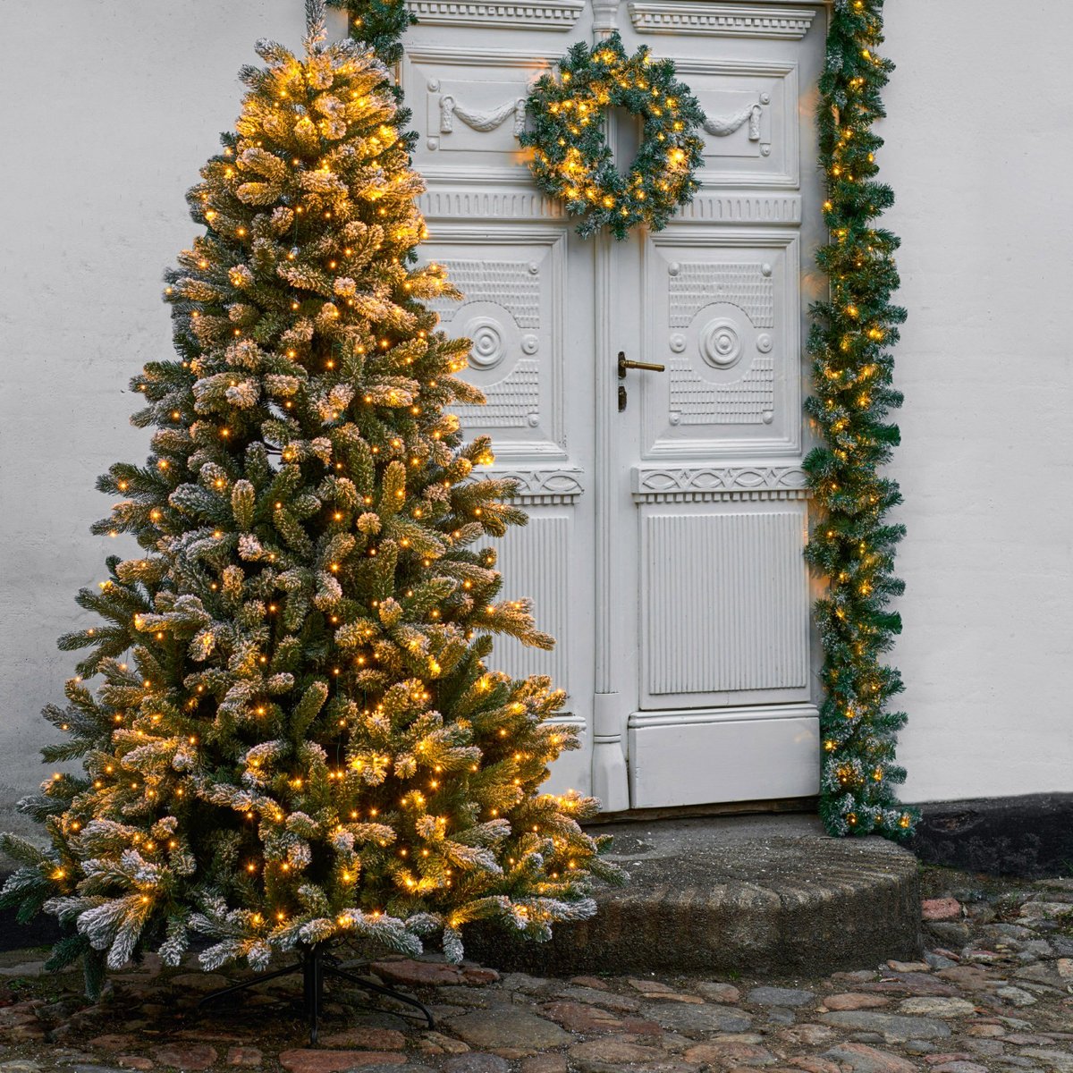 Arbre Anton LED H 210cm vert, SIRIUS