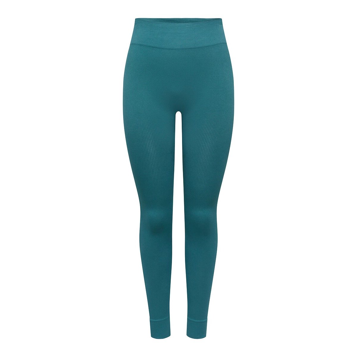 Legging taille haute sans coutures bleu canard, ONLY PLAY
