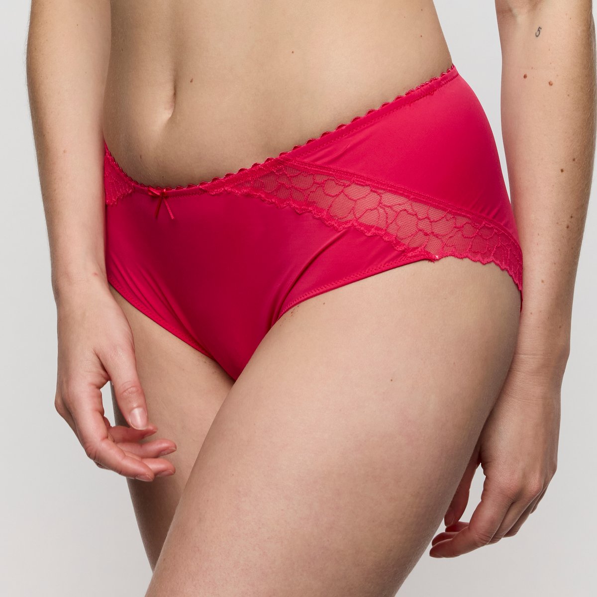 Slip taille haute AZELIE rouge - framboise, MARIE JO