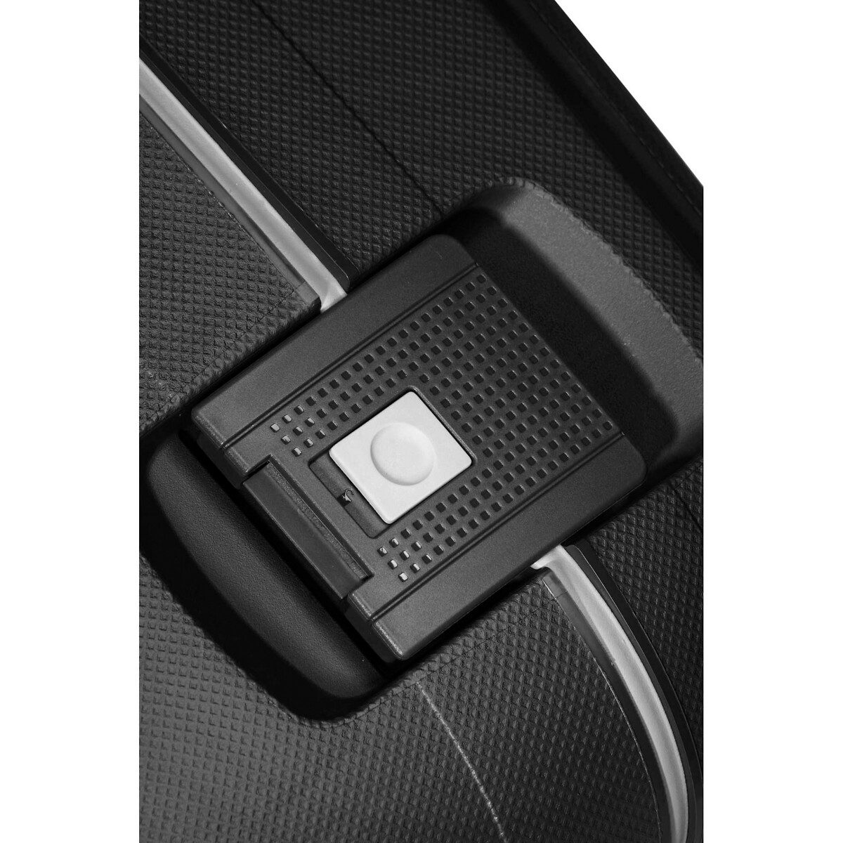Mala de cabine S'Cure, 55 cm, com 4 rodas e fechadura, da Samsonite preto , SAMSONITE