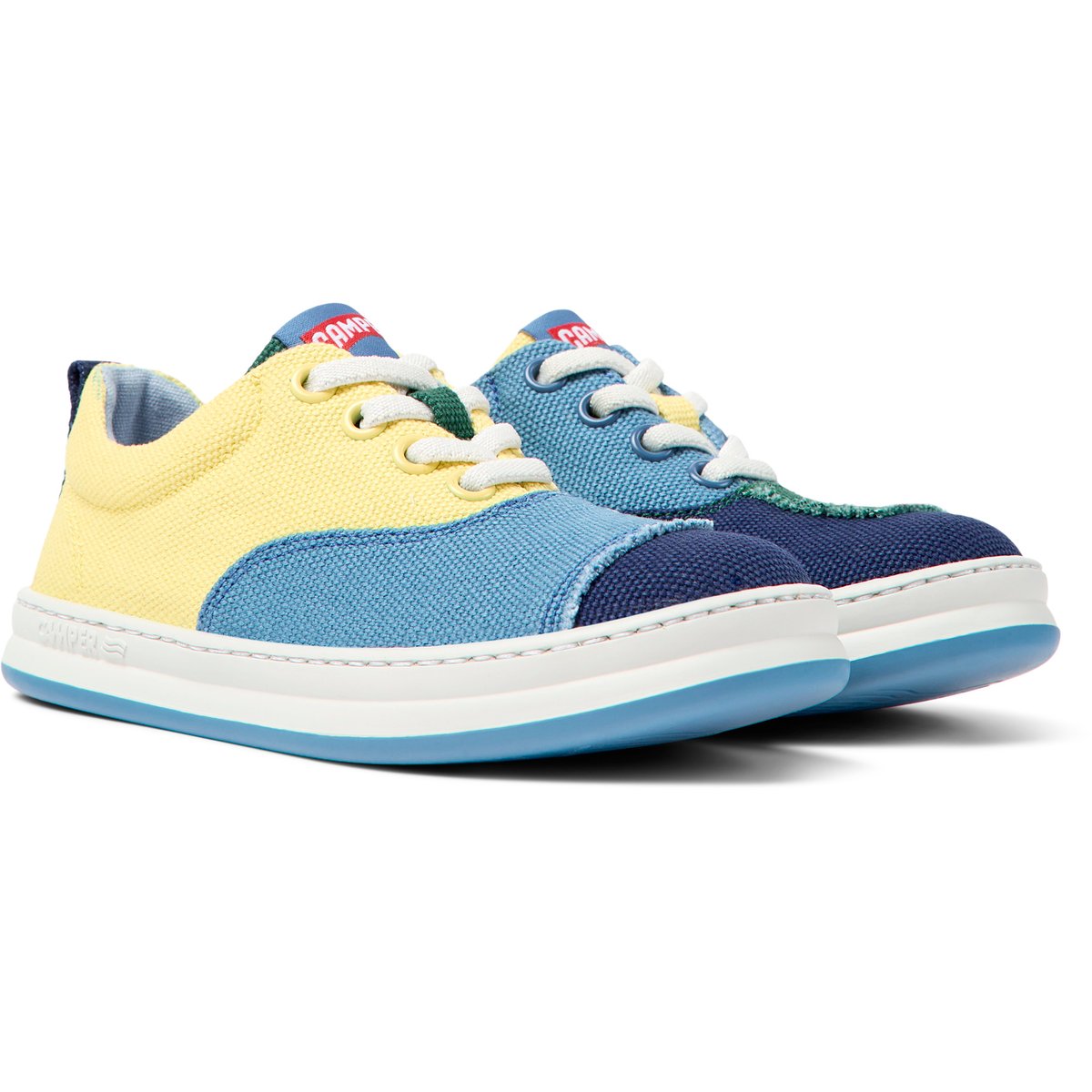 Baskets Runner Four bleu clair / jaune, CAMPER