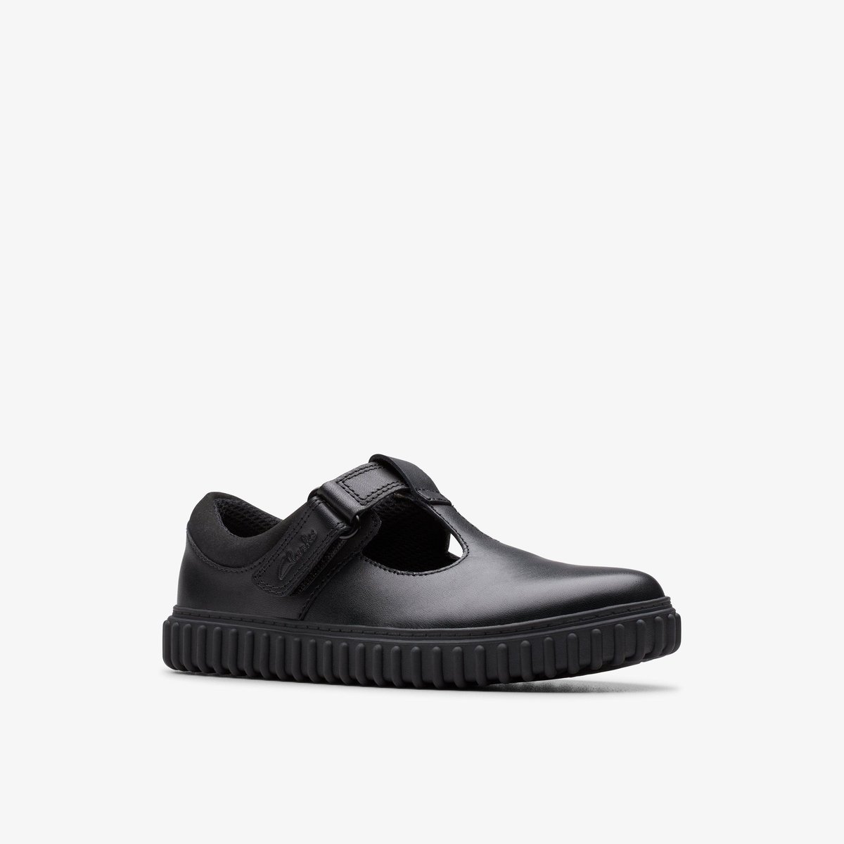 Derbies Cuir Coupe Large COVER HOPE K noir, CLARKS