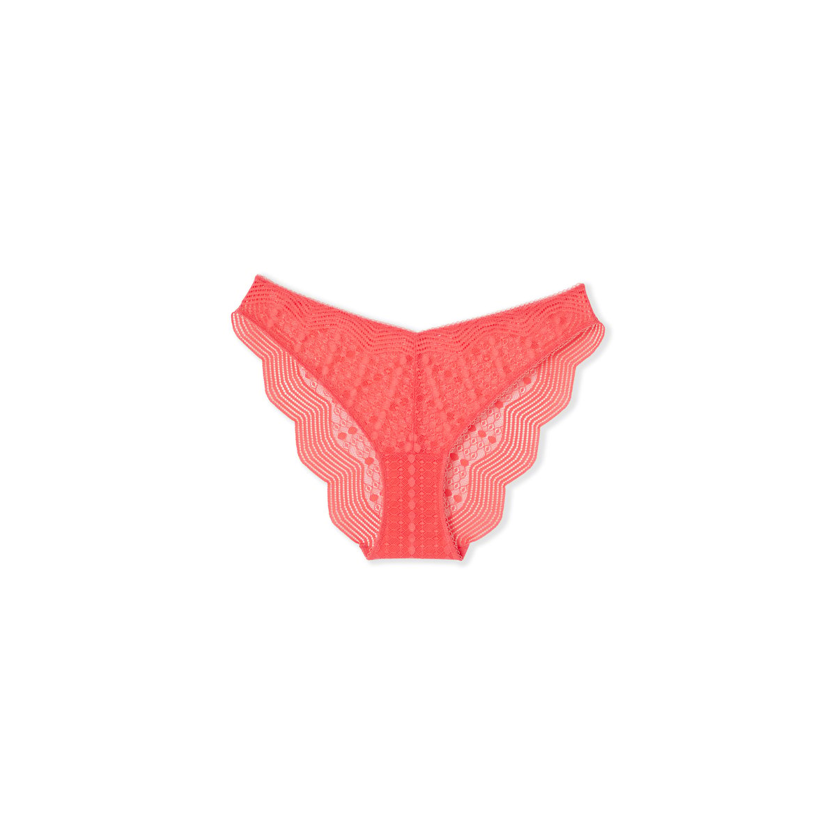 Culotte en dentelle ENVERGURE corail, ETAM