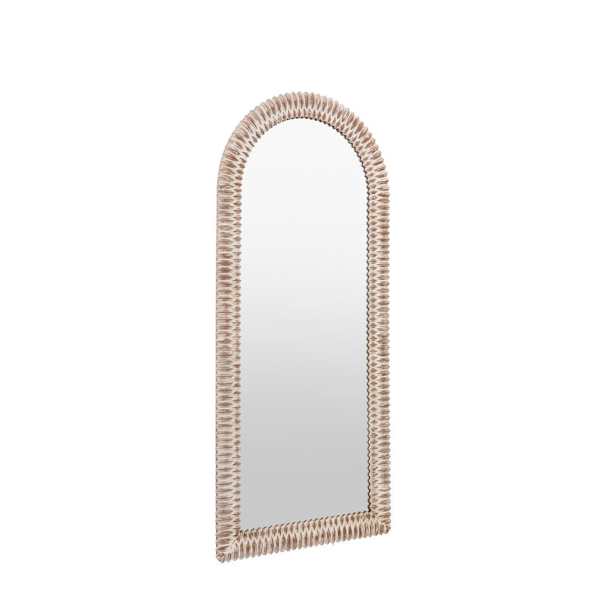 170cm Pinico Arch Leaner Mirror in White cream, ÉDITÉ