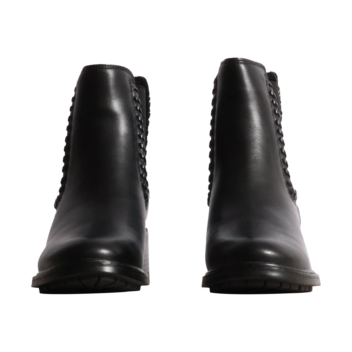 Bottines Cuir Alénoa noir, THE DIVINE FACTORY