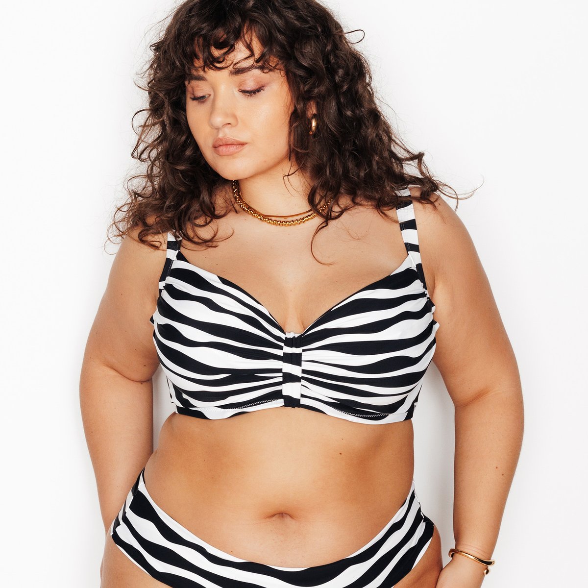 Haut de maillot de bain corbeille PAULA multico blanc, ROUGEGORGE LINGERIE