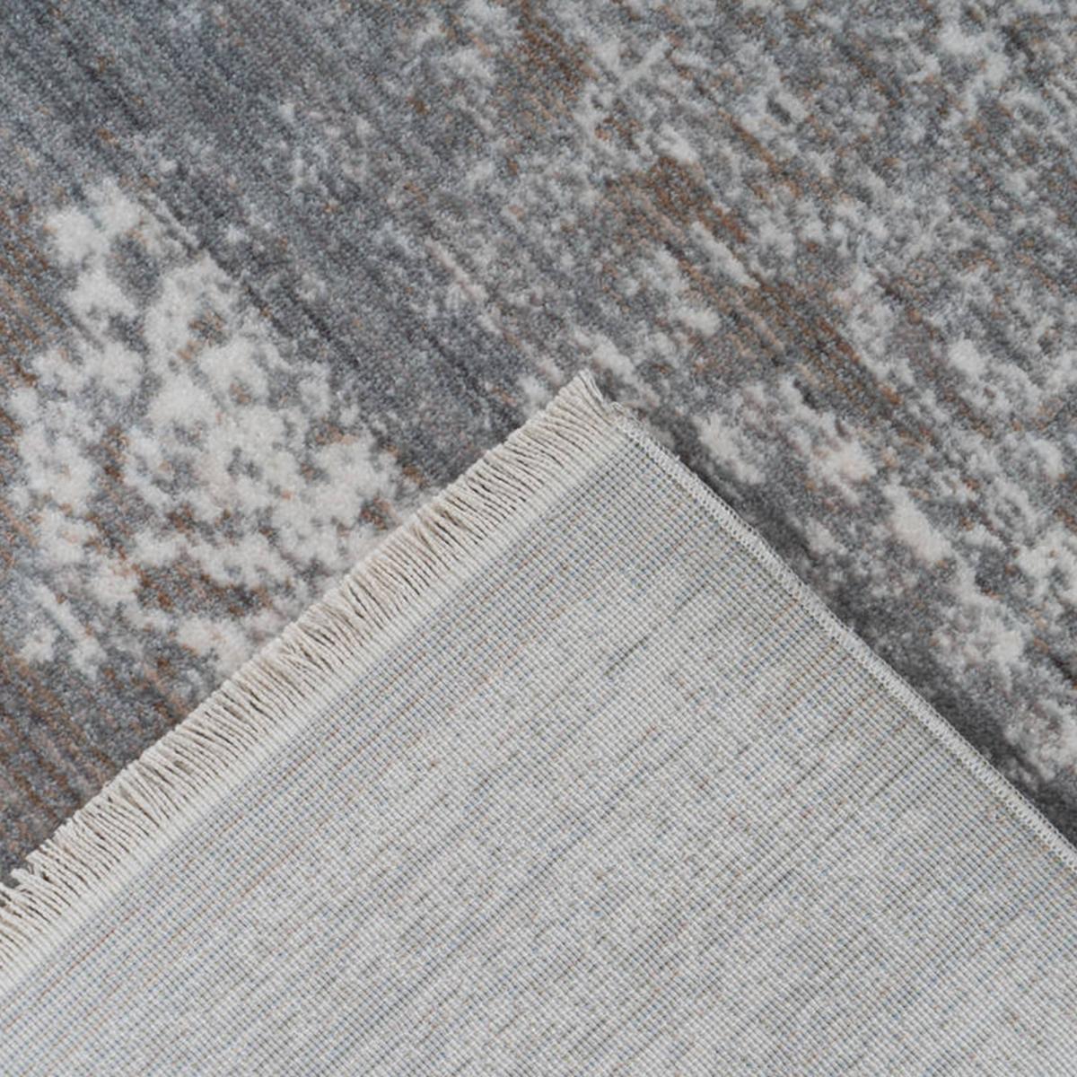 Tapis Chambre tissé motif oriental MEDALLIA gris, UN AMOUR DE TAPIS