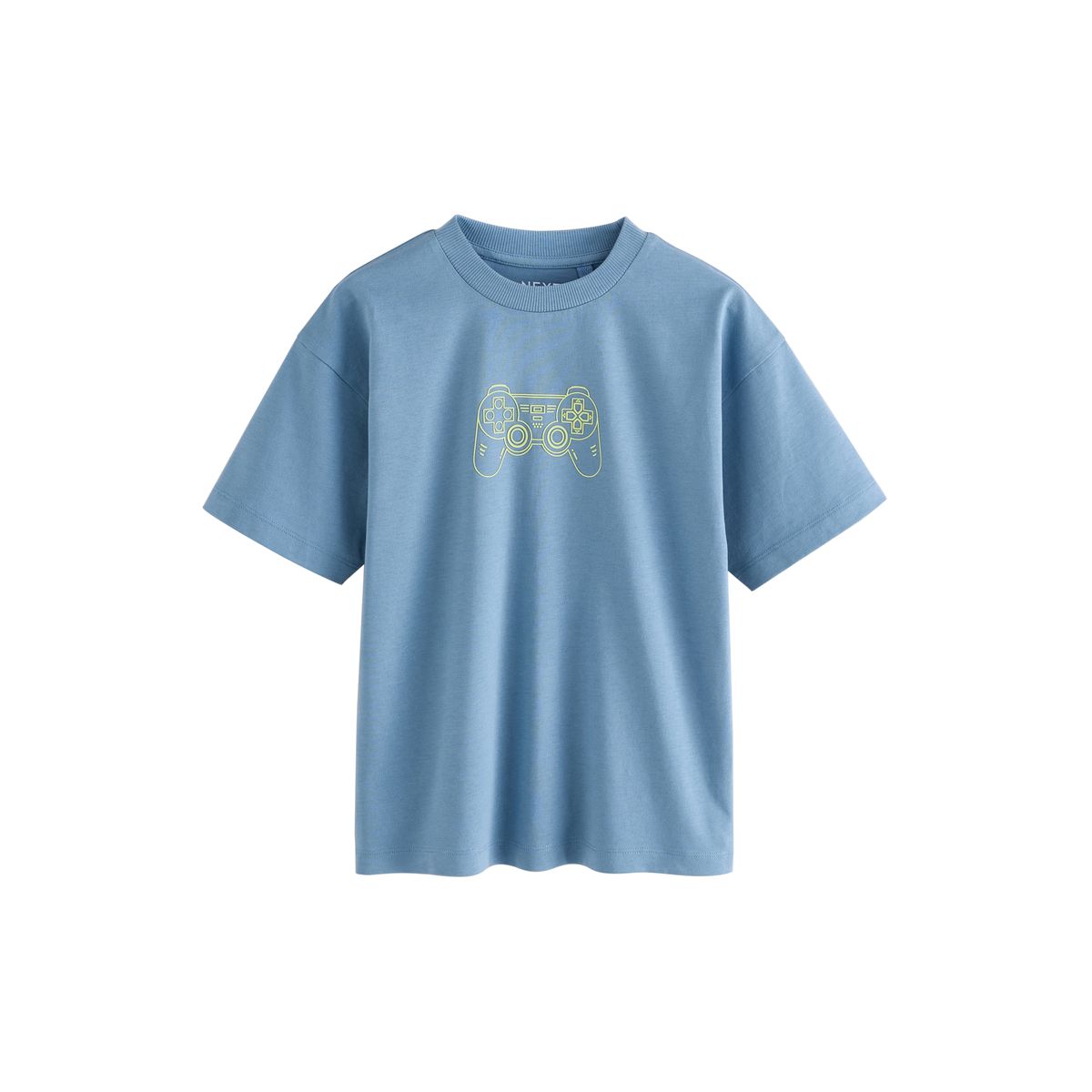 T-shirt décontracté à imprimé, lot de 3 bleu/noir/vert, NEXT