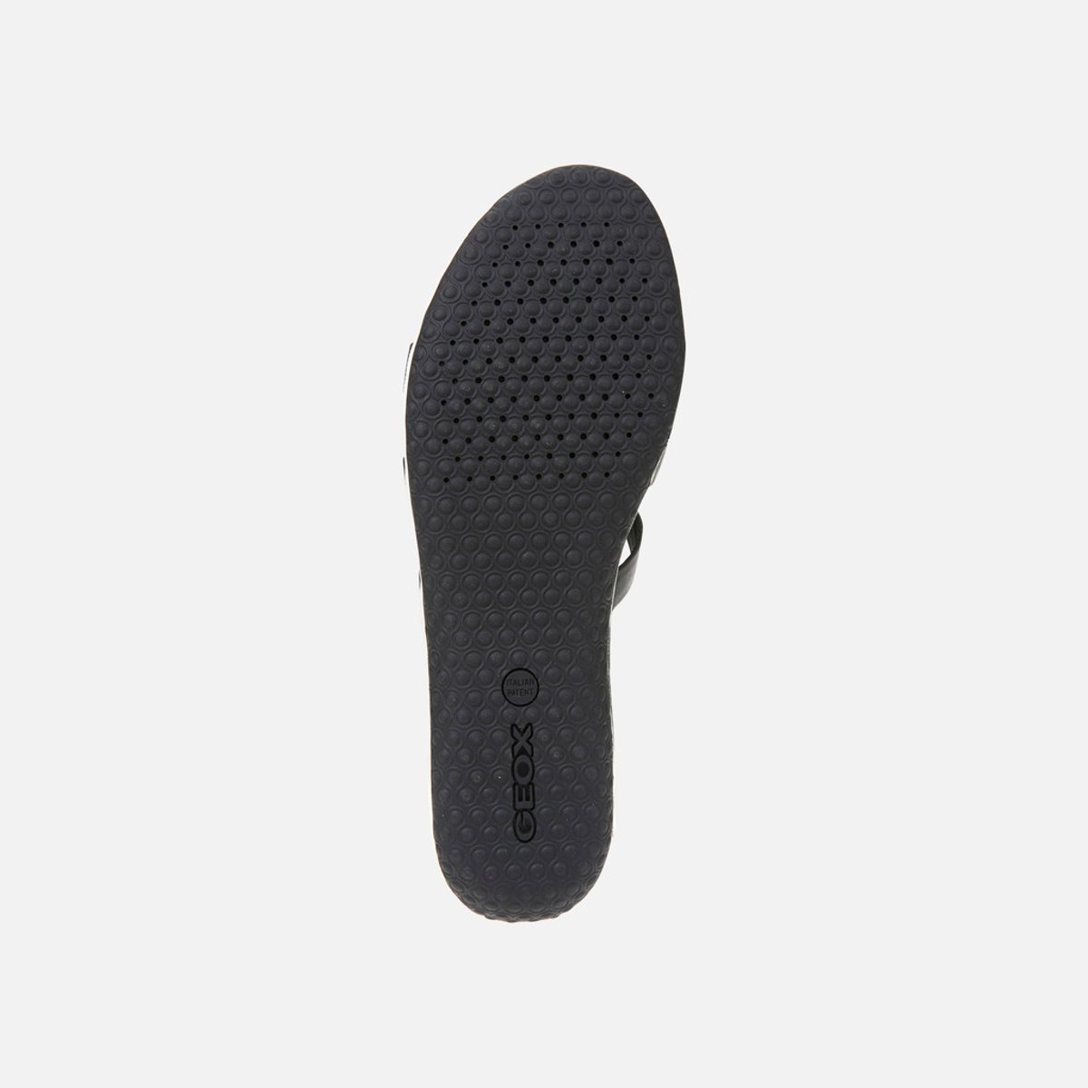Sandales en cuir Vega noir, GEOX