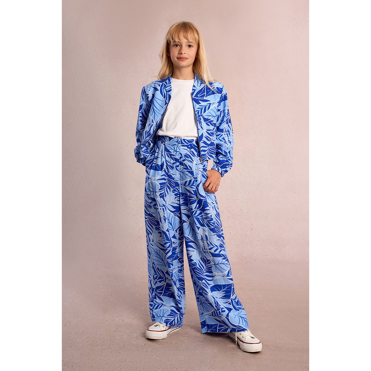 Veste bomber imprimée blue belize, MOLLY BRACKEN GIRL