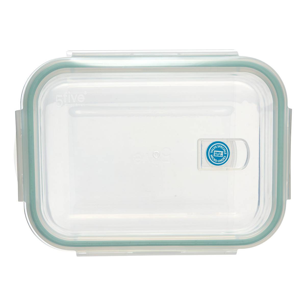 Lot de 3 grandes boîtes de conservation CLIPEAT bleu, 5FIVE SIMPLY SMART