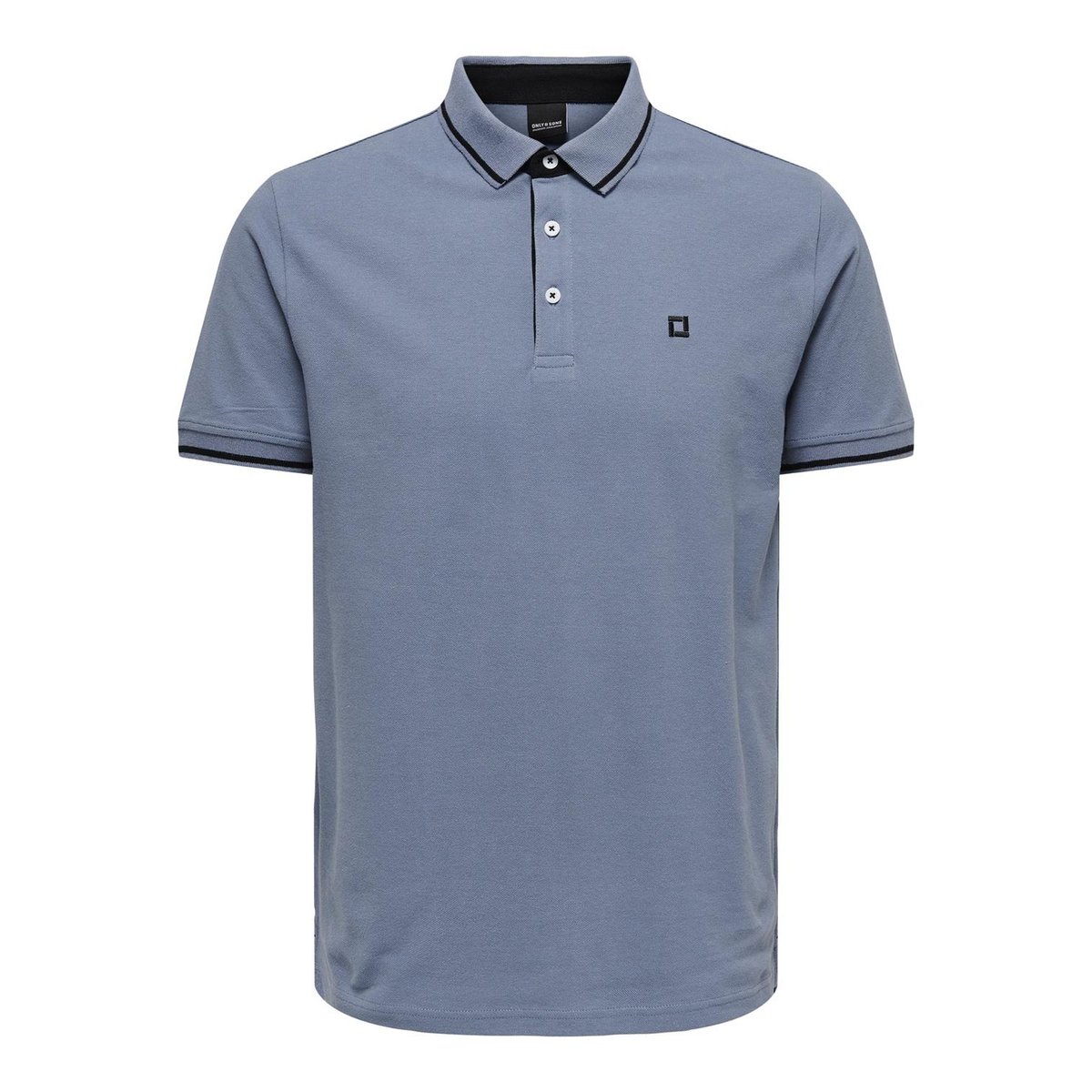 Polo bleue - flint stone 1, ONLY & SONS