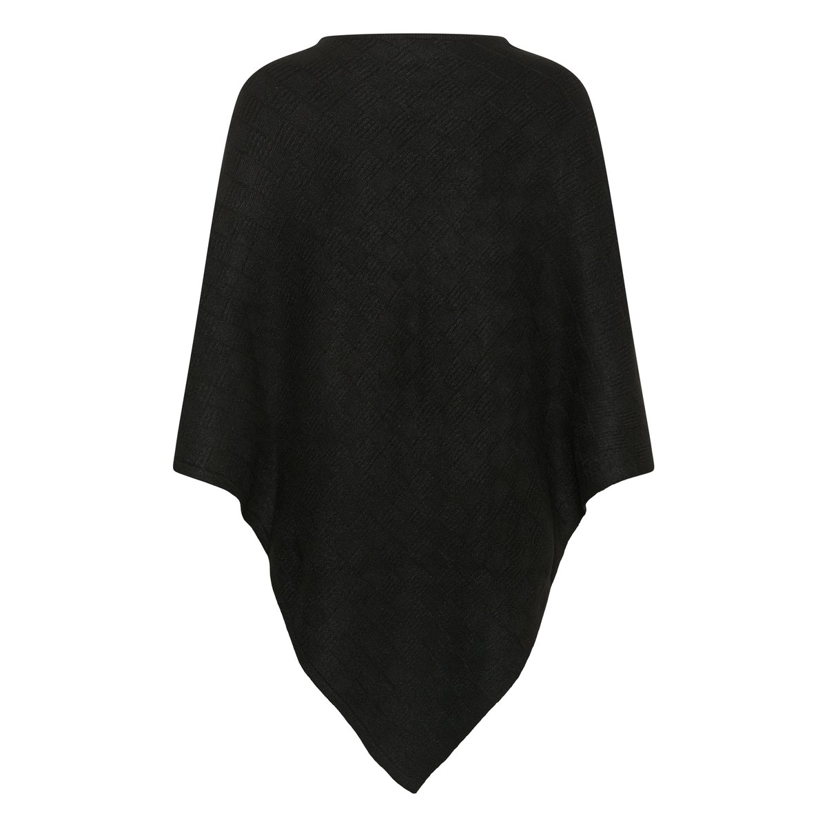 Poncho noir black deep cc., KAFFE CURVE