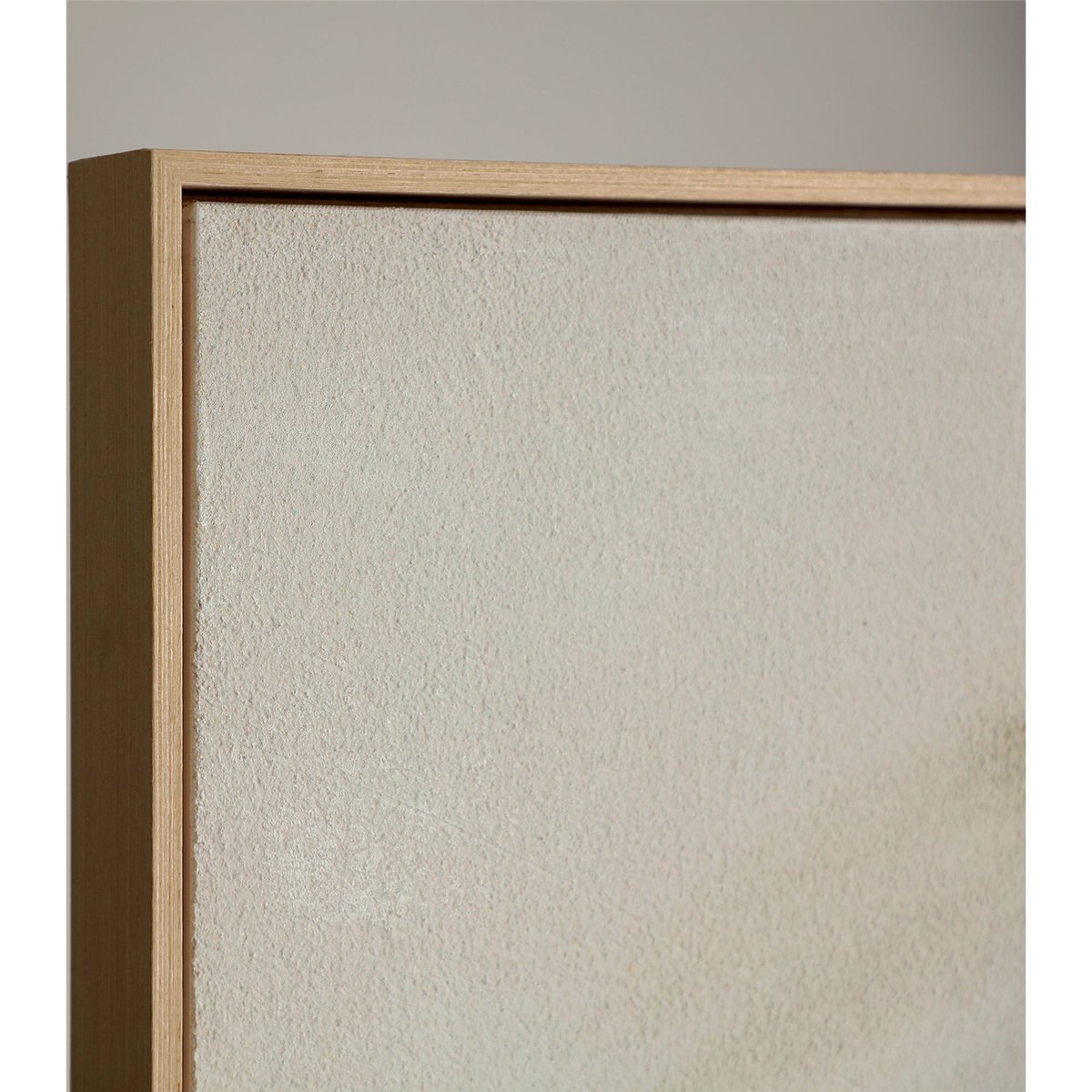 Tableau abstrait sur toile collection VACIO tons neutres, RECOLLECTION