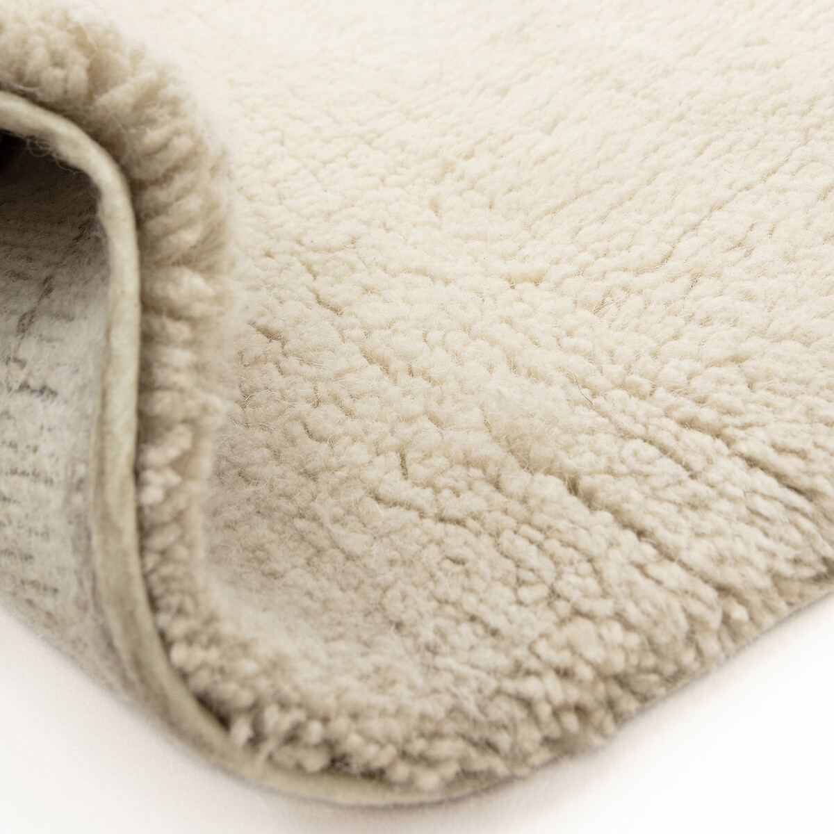 Azera Washable Berber Crosshatch Rug cream, SO'HOME