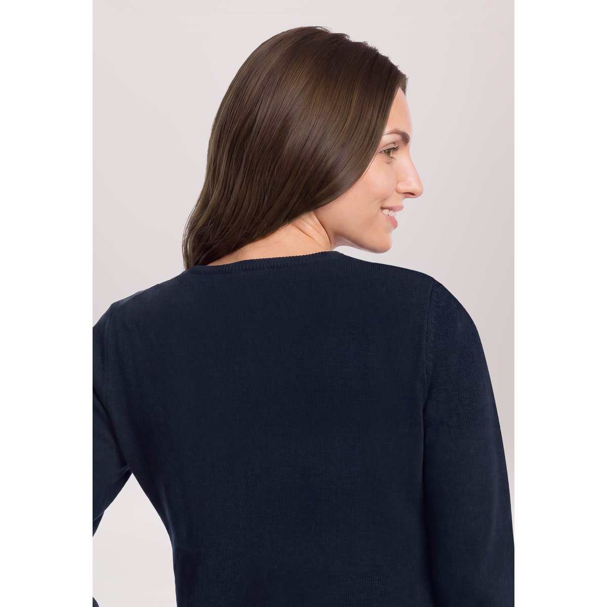 Pull en cachemire à encolure en v dark sky, BETTY BARCLAY