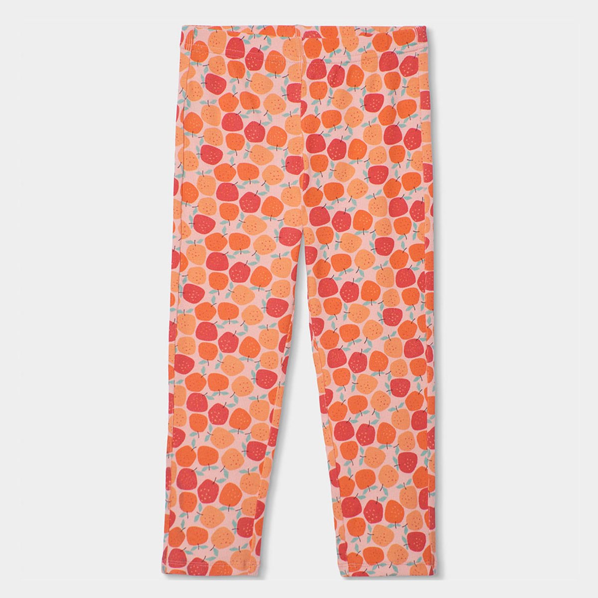 Pyjama fille mancs longues imprimé orange, BOBOLI