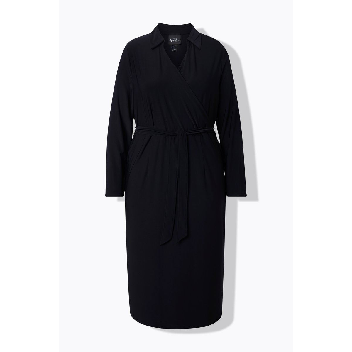Robe midi à manches longues noir, ULLA POPKEN