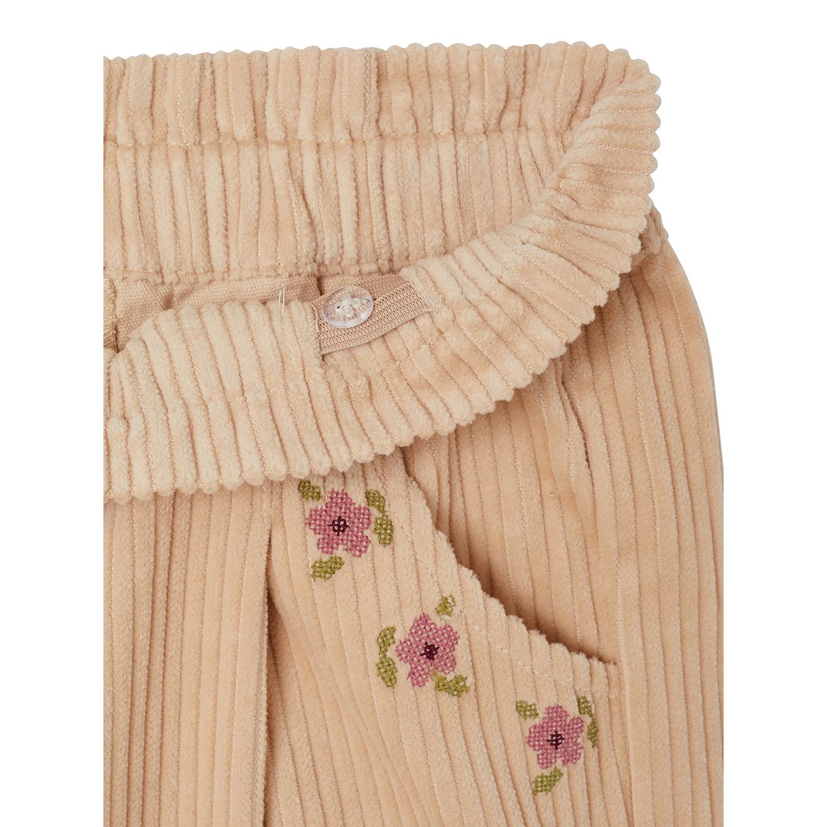 Short taille paperbag vanille, VERTBAUDET