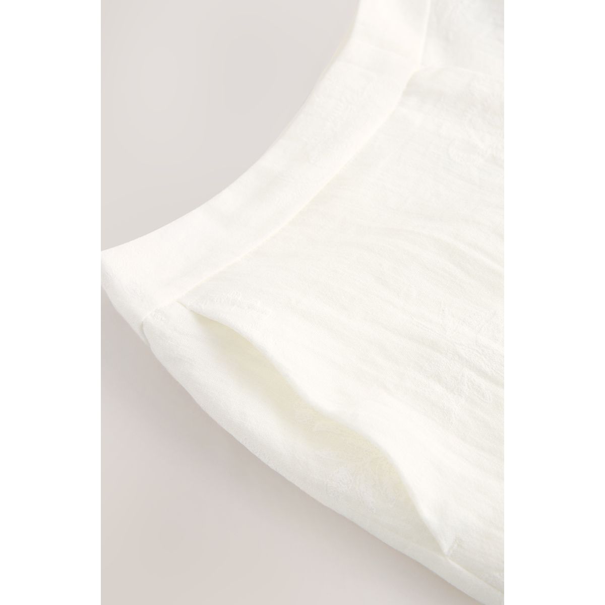 Pantalon large embossé blanc, NEXT