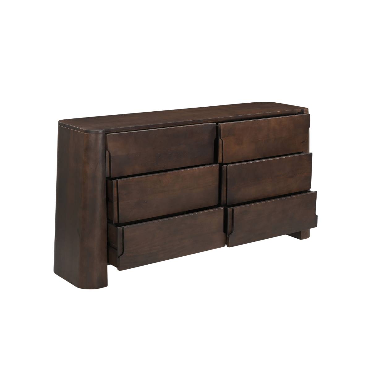 Commode en bois de manguier LIRIEL bois foncé, MADE IN MEUBLES