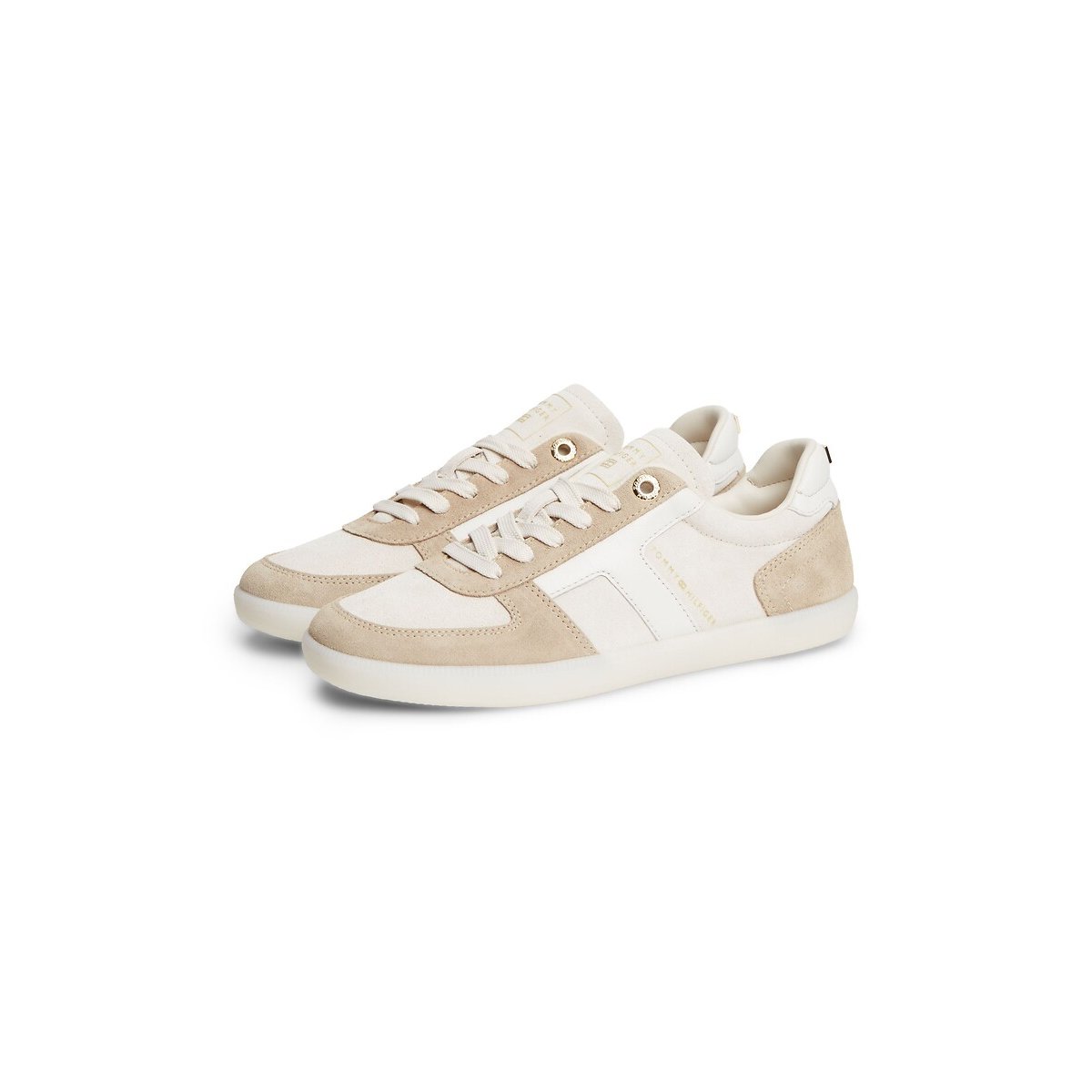 Tribeca Suede Trainers beige/ecru, TOMMY JEANS