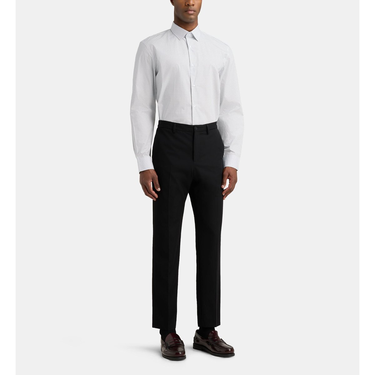 Chemise droite mdoti popeline coton bio blanc, GALERIES LAFAYETTE