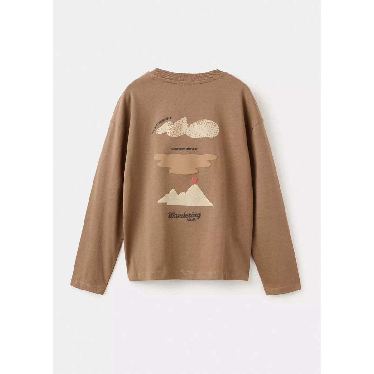 T-shirt oversize imprimé caramel, MANGO KIDS