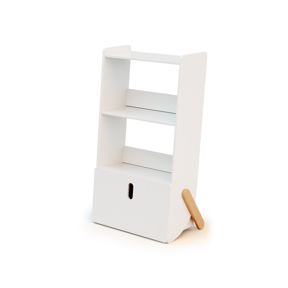 WEBABY - Étagère enfant PIRATE en bois - Blanc blanc, WEBABY