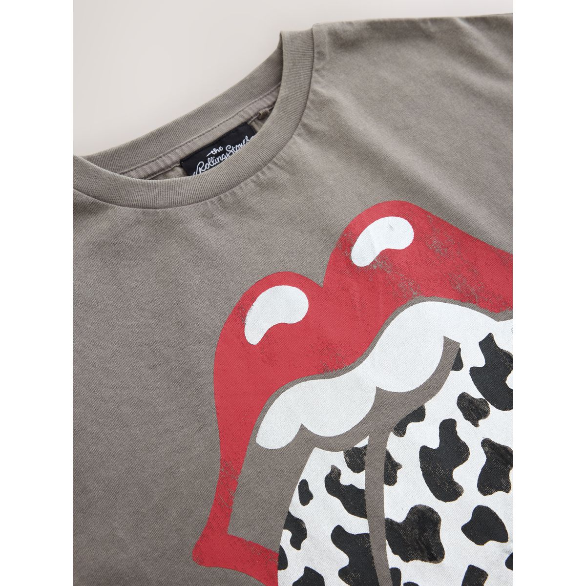 T-shirt rolling stones oversize gris anthracite, NEXT