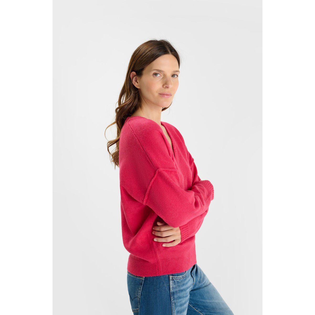 Pull WINONA fuschia, LE TEMPS DES CERISES