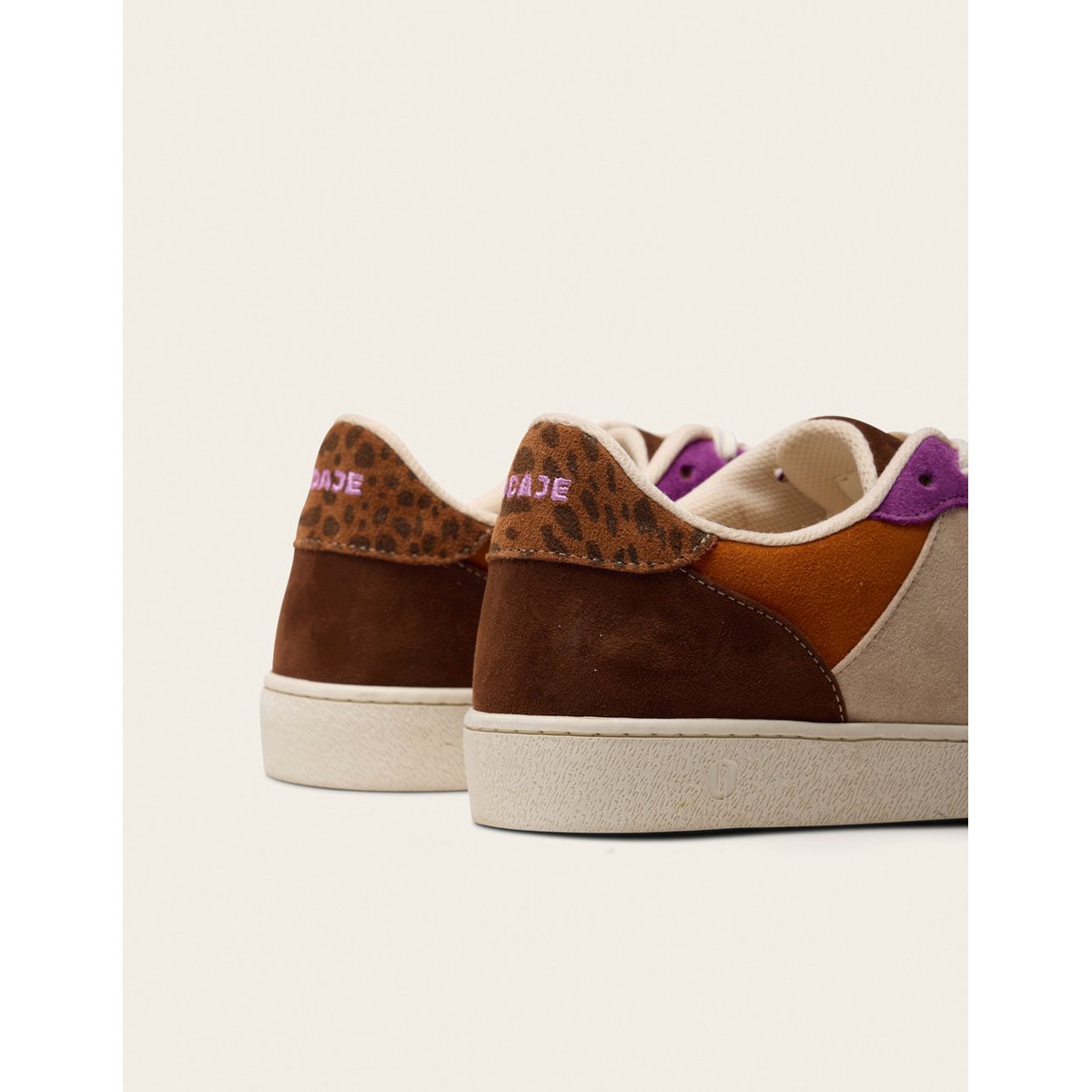 Baskets MARIE ocre lilas violet, ODAJE