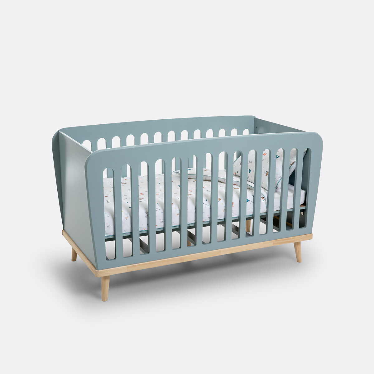 Letto bébé evolutivo 3 in 1 JIMI blu avio, LA REDOUTE INTERIEURS