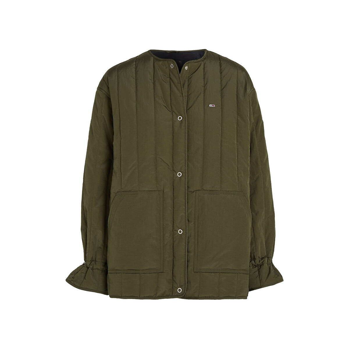 Quilted Jacket khaki, TOMMY JEANS